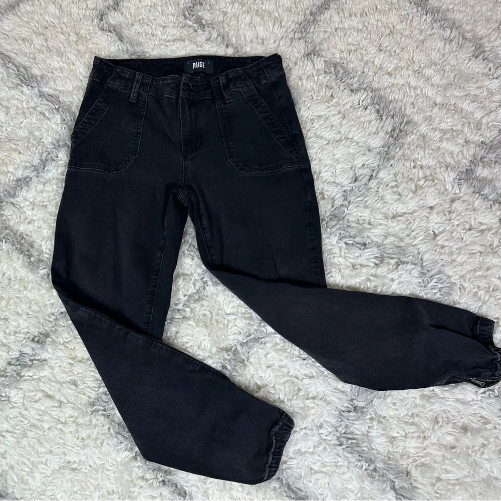 PAIGE Women's Ankle Black Jeans